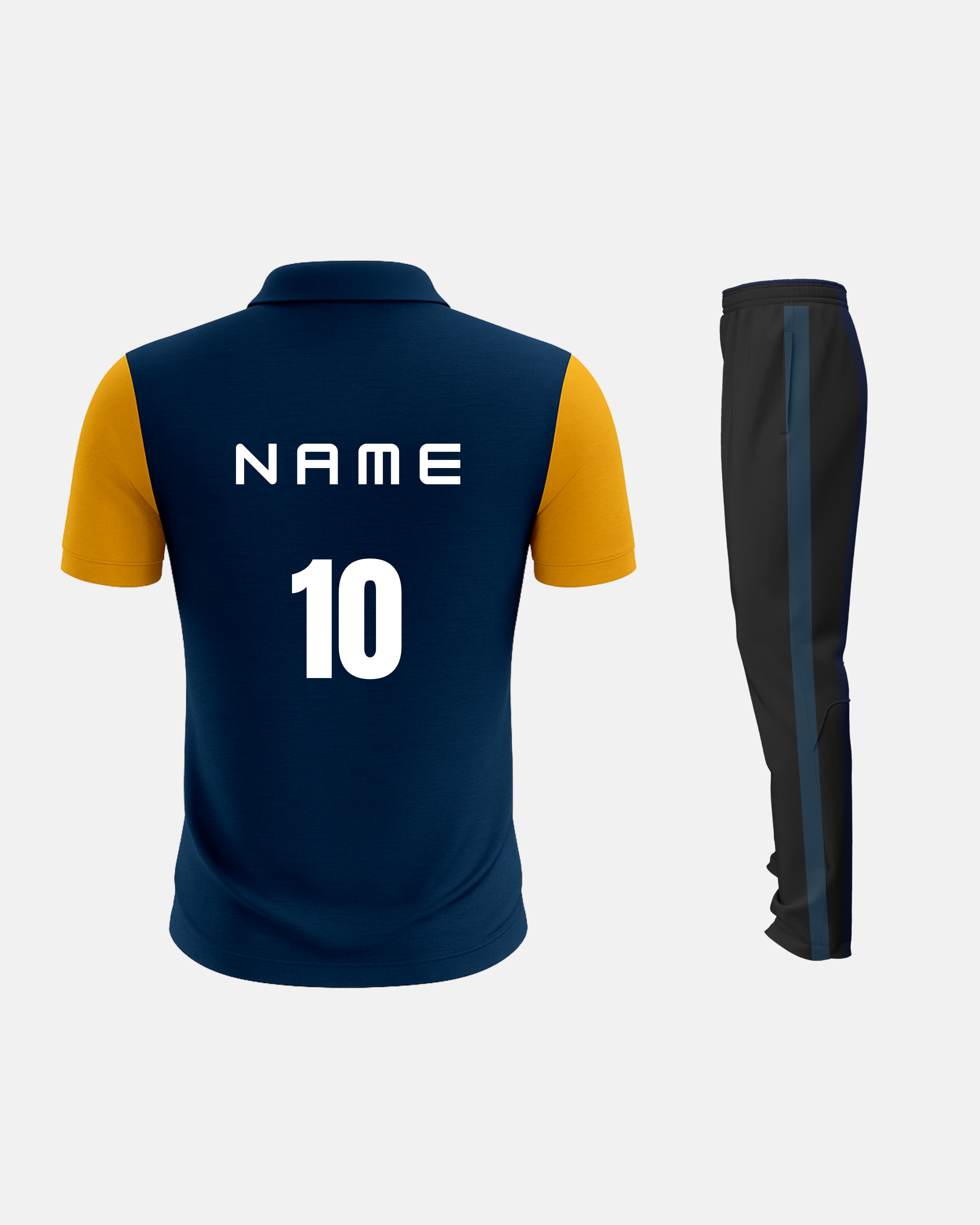 Bolt Custom Team Jersey - Blue/Yellow