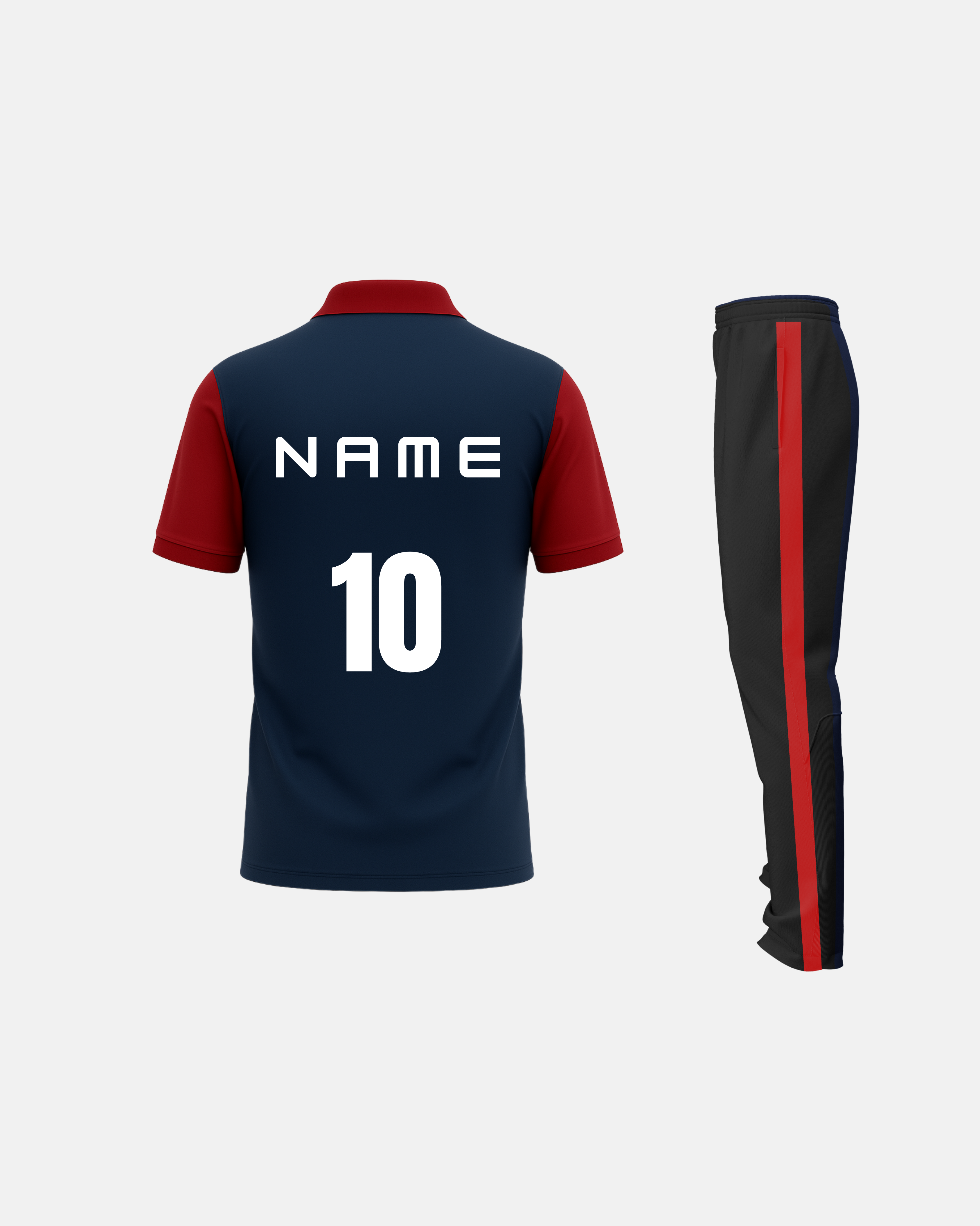 Bolt Custom Team Jersey - Blue/Red