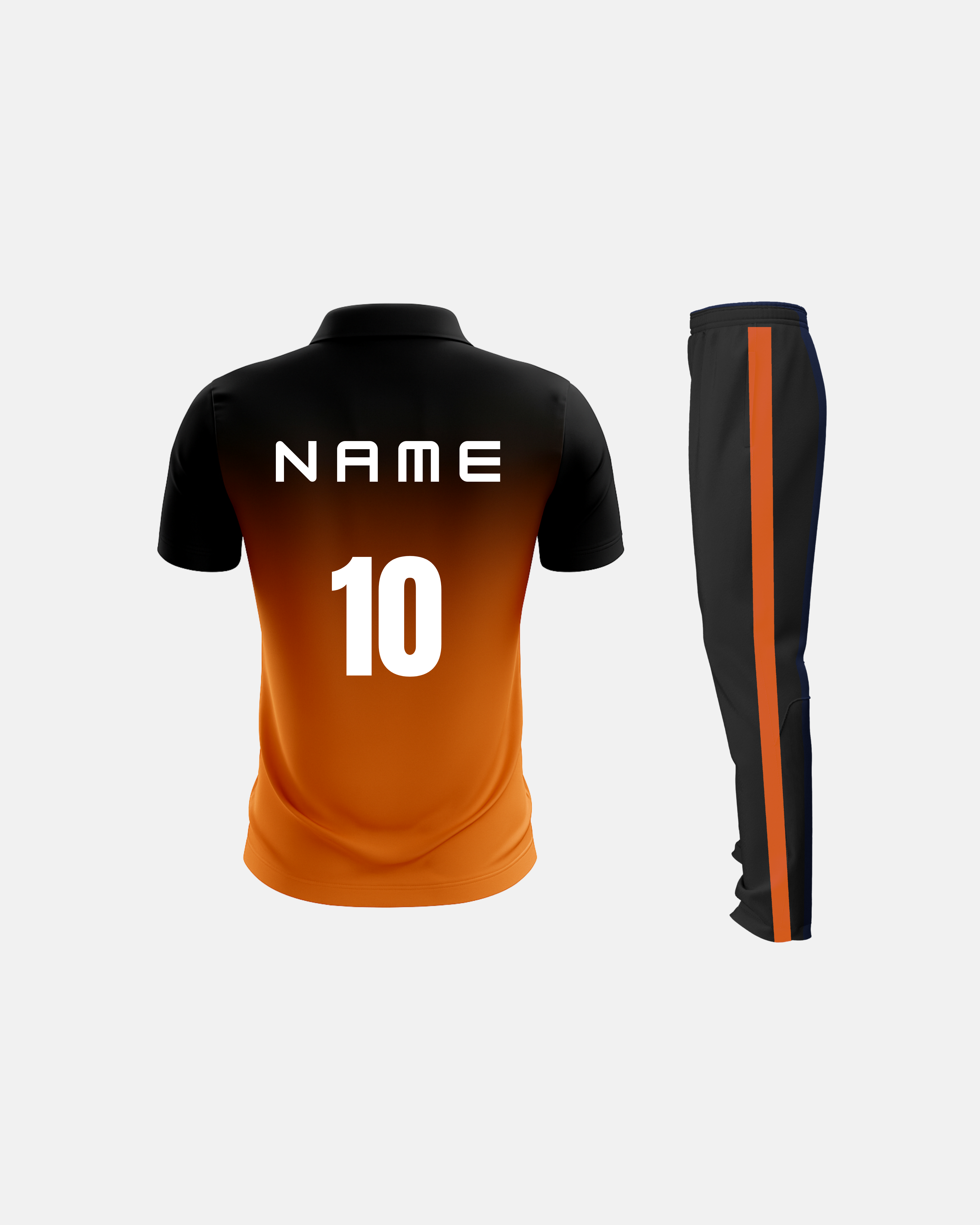 Bolt Custom Team Jersey - Orange/Black