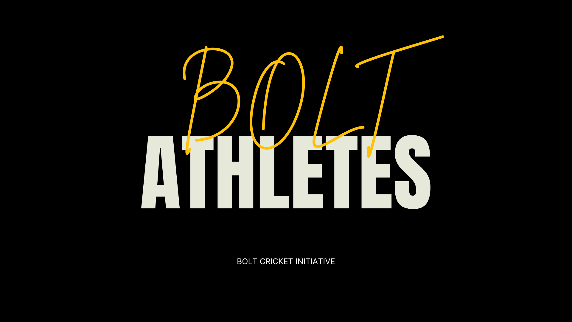 Bolt Athlete Sponsorship Form